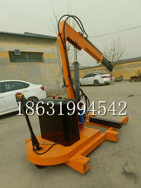 灵石县自卸车厢随车吊 自制轮式四不像起重机 四驱平板吊 5吨 贵盛